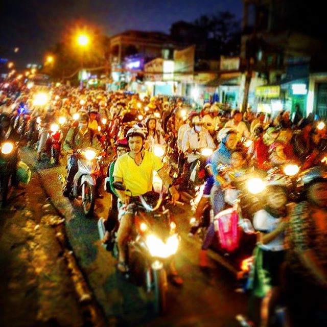 The wave of bikes #Vietnam